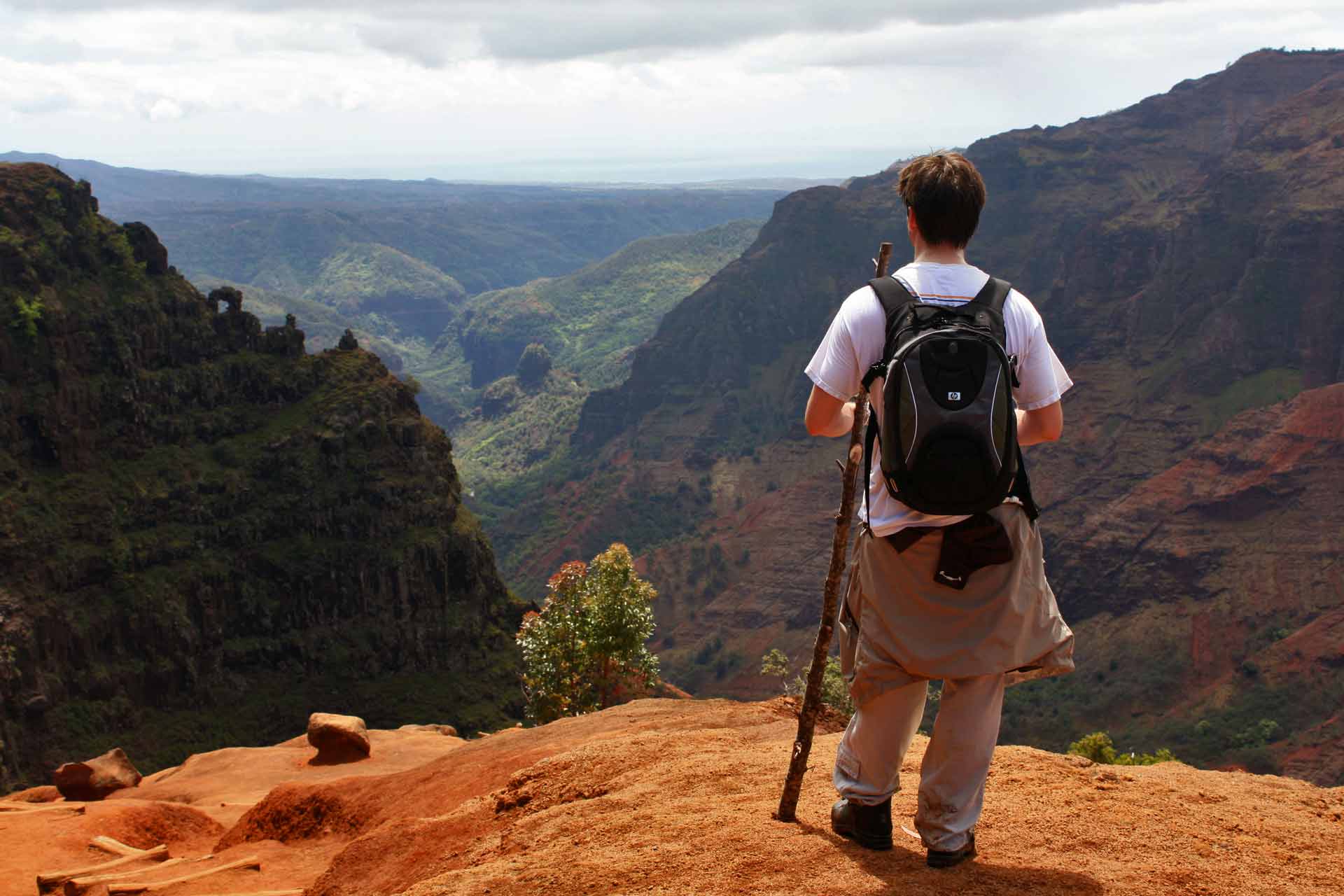 Hiking Waimea Canyon, Kauai