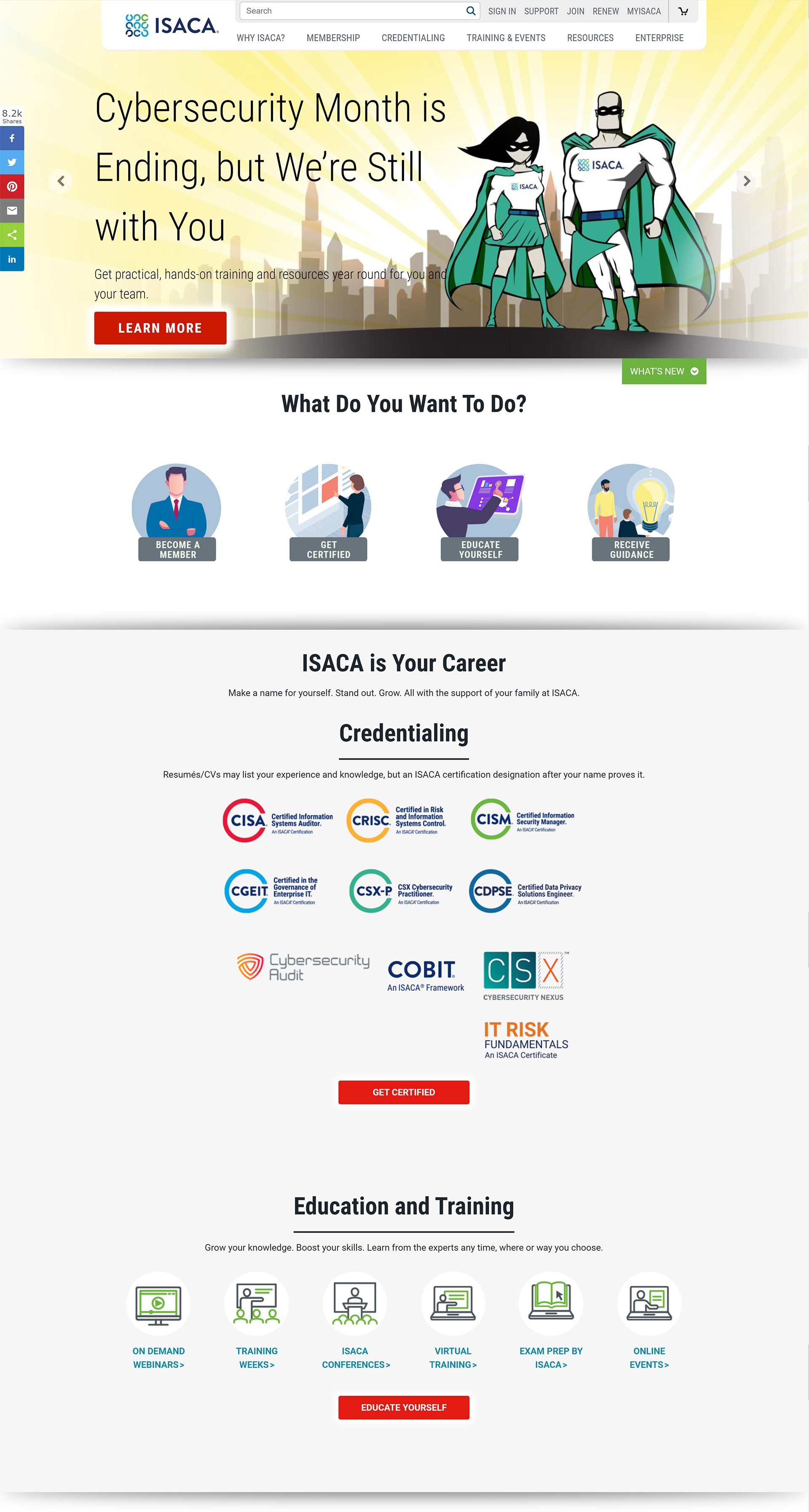 ISACA Homepage